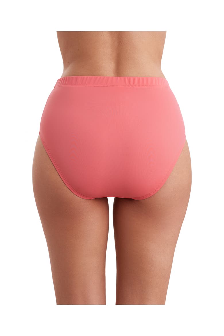Basic Hipster Brief Swimsuit Bottom, Alternate, color, Coral