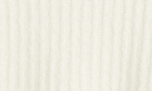 Madewell Ribbed Cotton Blend Sweater In Winter White