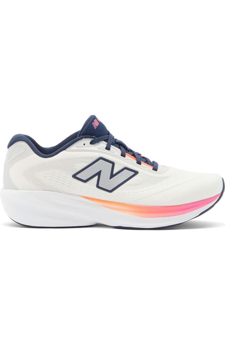 New Balance 680 Running Shoe, Alternate, color, Sea Salt/ Tangerine Heat