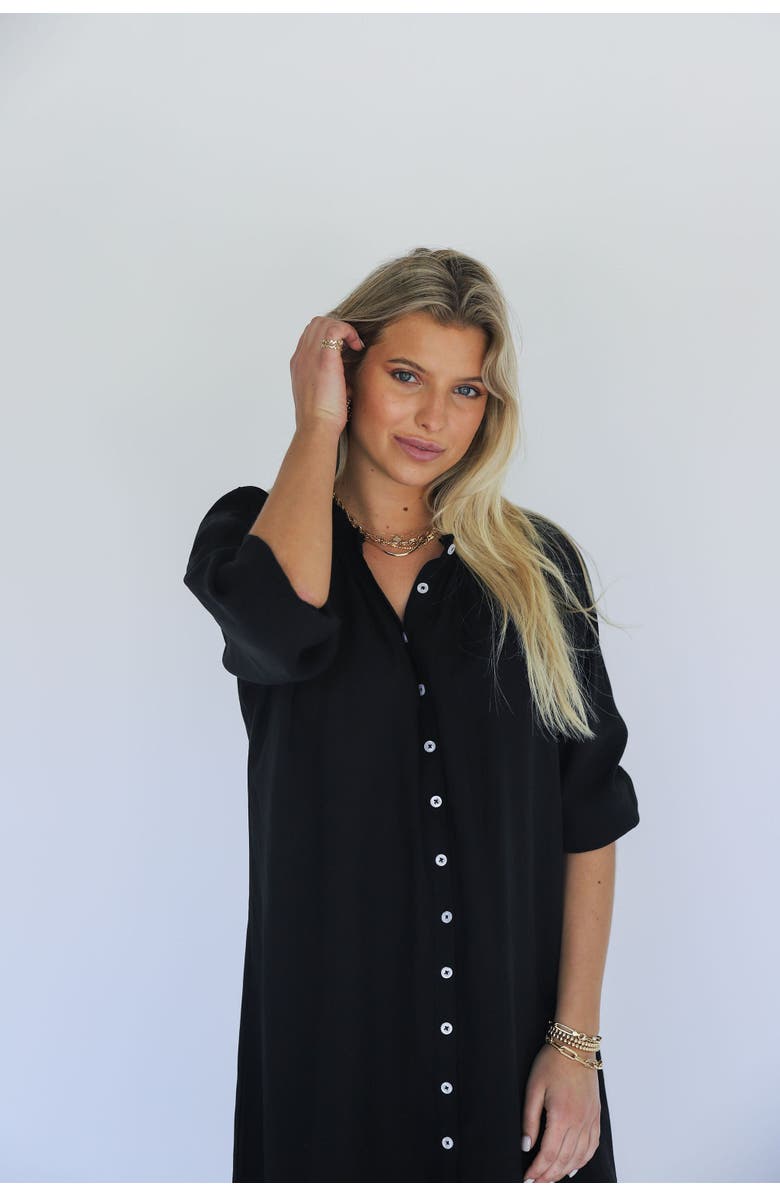 By Tess Collection Sophie Dress, Alternate, color, Black