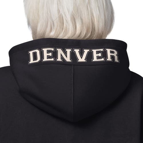 Starter Black Denver Broncos 4th Down Full-zip Hoodie In Black