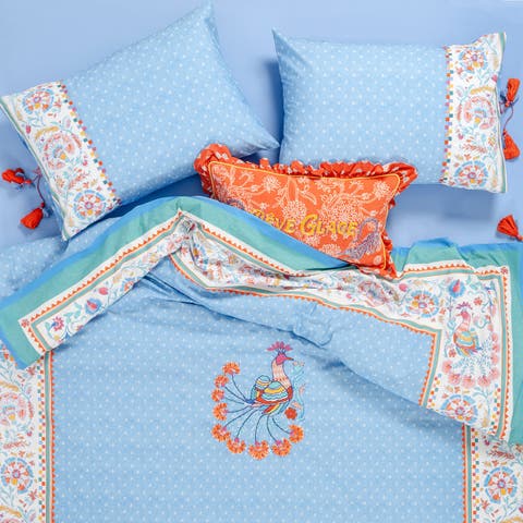 Sansad 200 Tc Tasseled Handmade Artisan Bedroom
