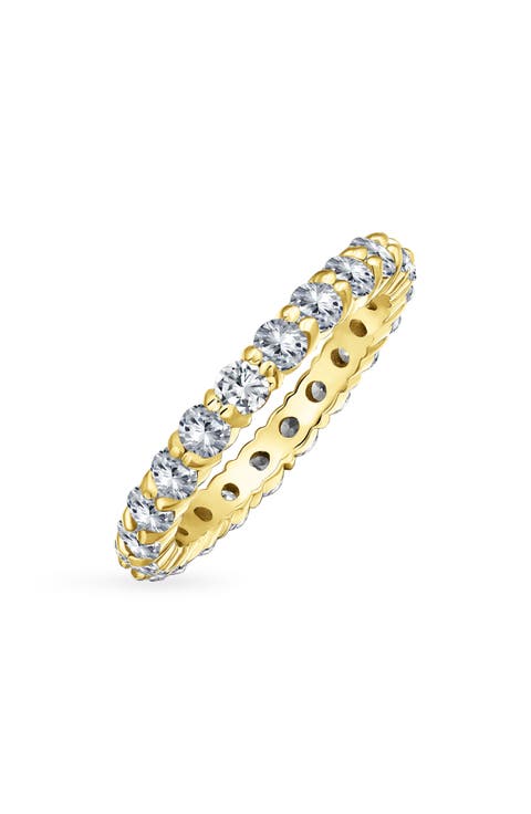 Cubic Zirconia Stackable Eternity Ring