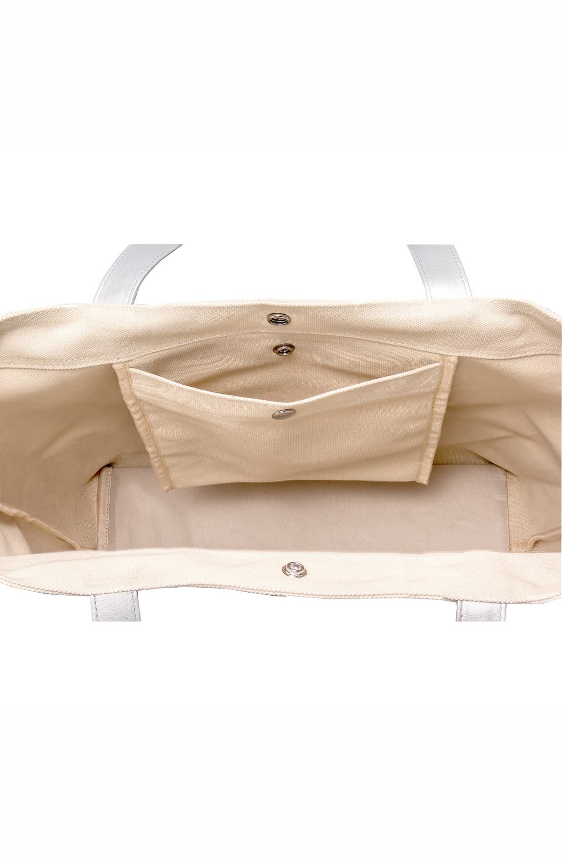 Cathy's Concepts Monogram Canvas Tote, Alternate, color, 