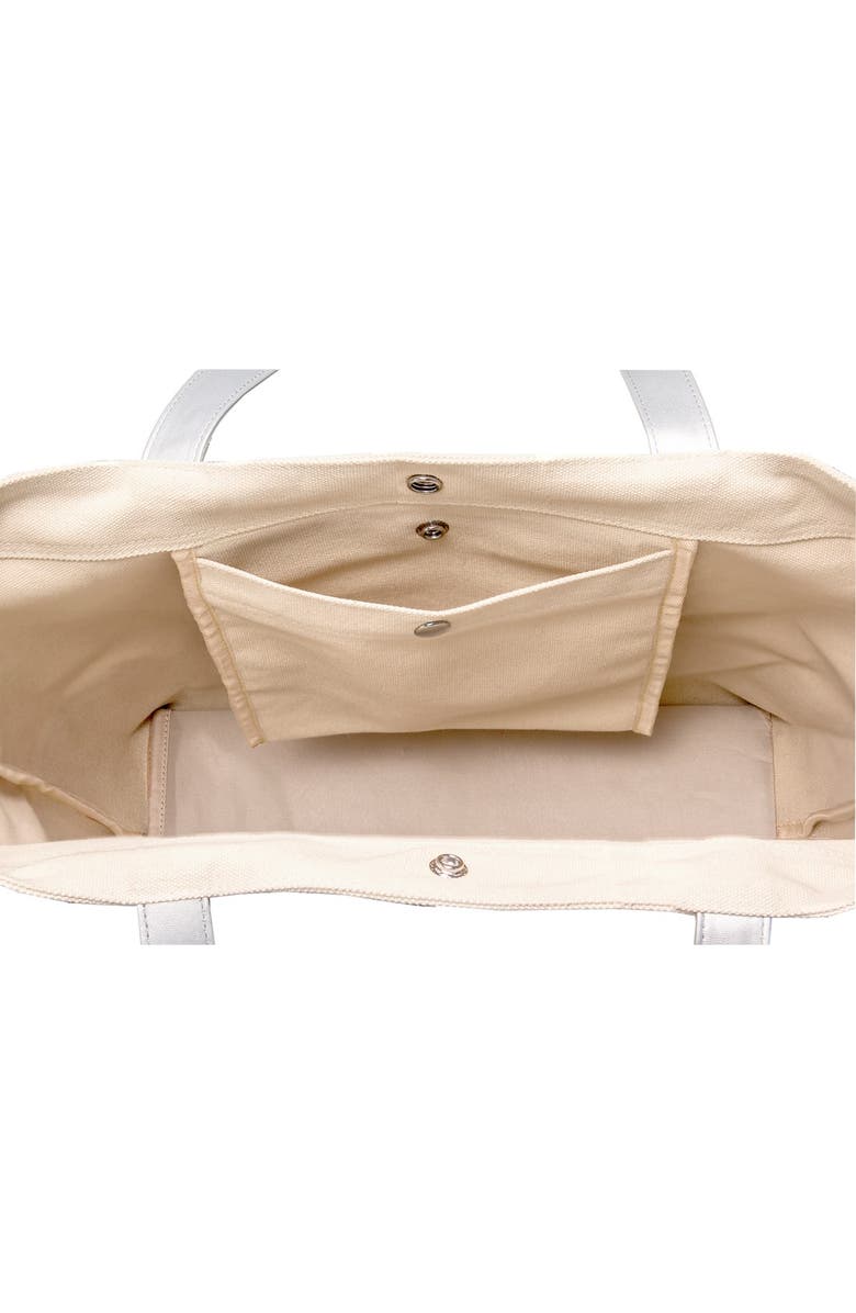 Cathy's Concepts Monogram Canvas Tote, Alternate, color,