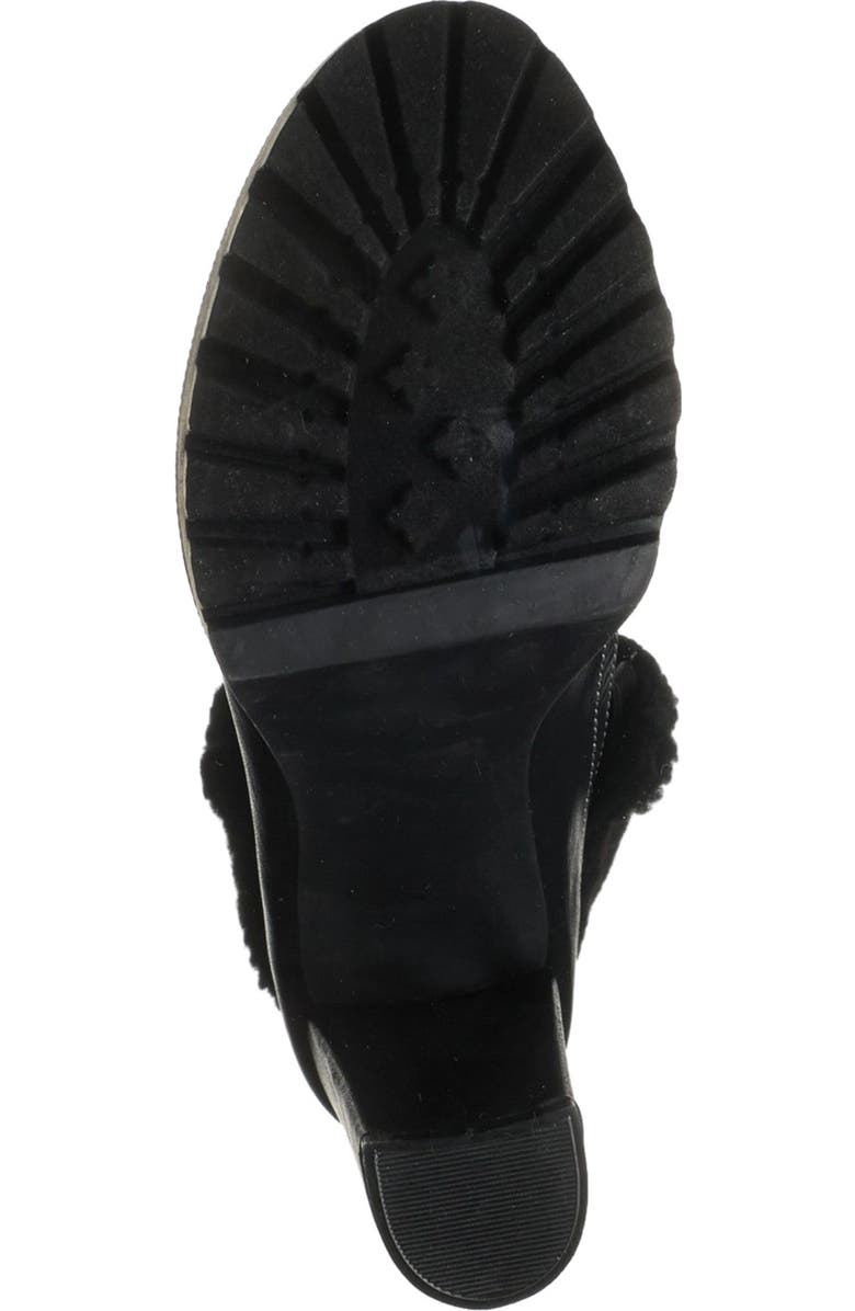 CHASE AND CHLOE Faux Shearling Lug Sole Boot, Alternate, color,