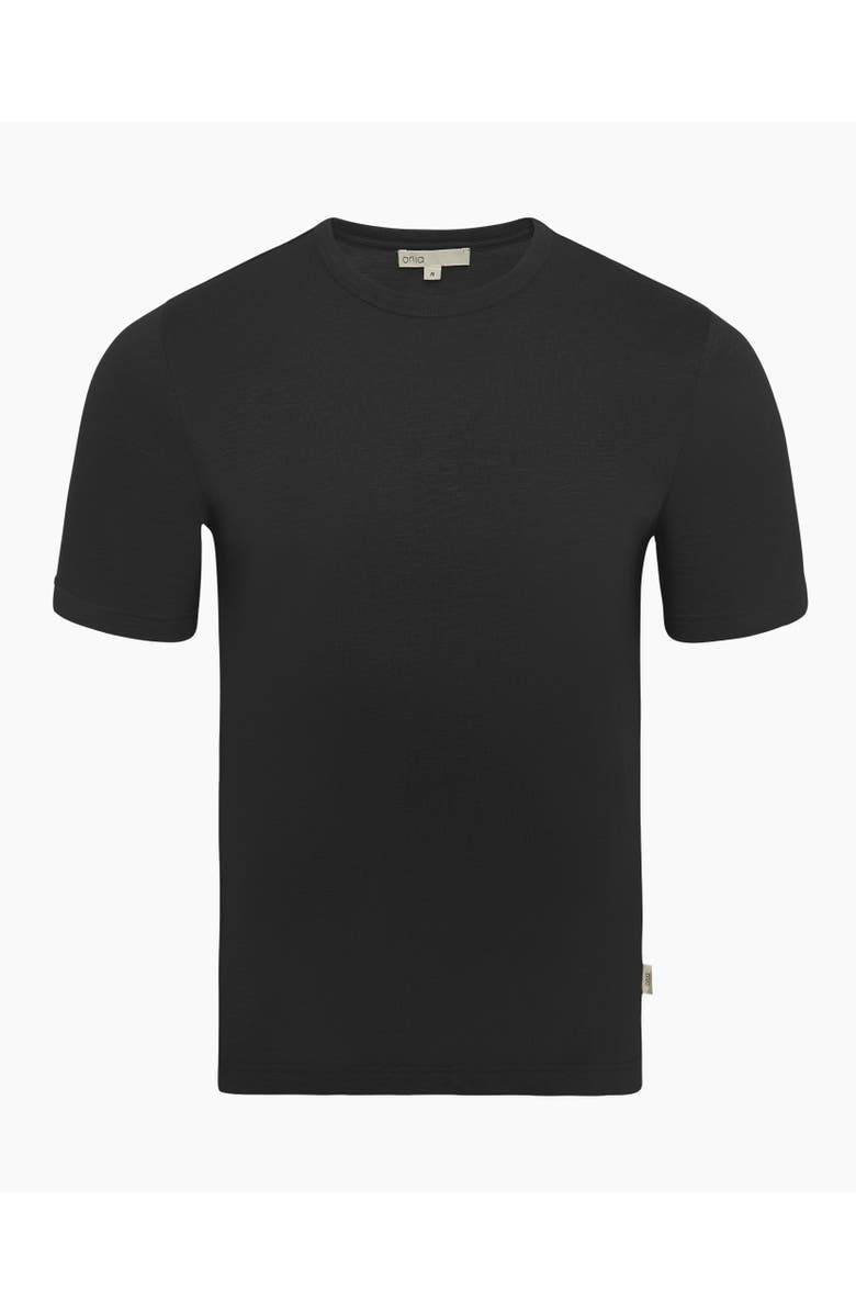 Onia Slub Tee, Alternate, color, Black