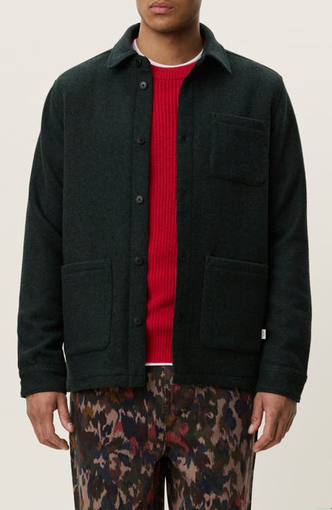 Wool Blend Overshirt
