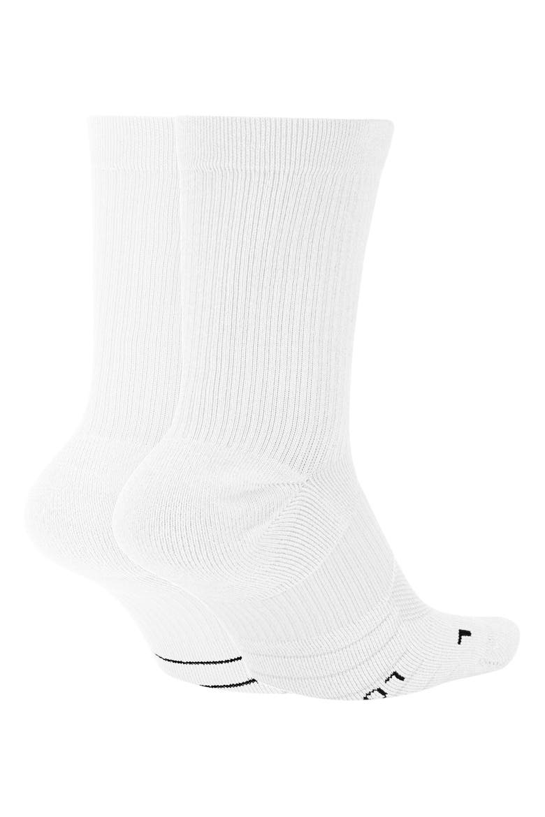 Multiplier 2-Pack Socks, Alternate, color, BLACK/ WHITE