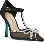 Betsey Johnson Vanna Pointed Toe T-Strap Pump
