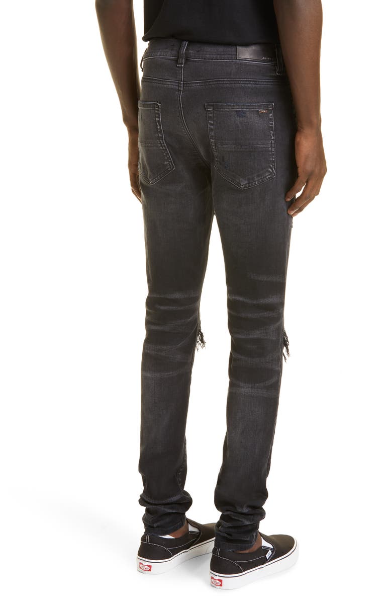 AMIRI MX1 Playboy Bunny Mended Jeans, Alternate, color, 