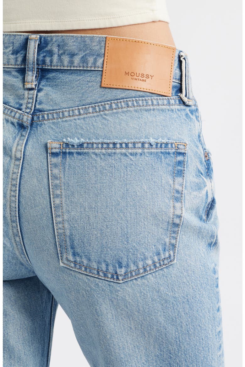 Princeton Release Hem Straight Leg Jeans, Alternate, color, LIGHT BLUE