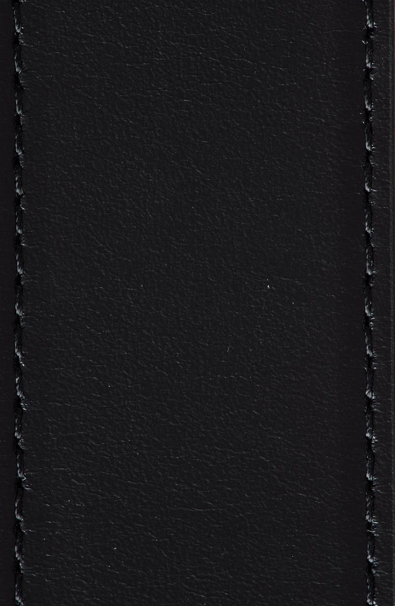 Off-White Arrow Quote Leather Belt, Alternate, color, 