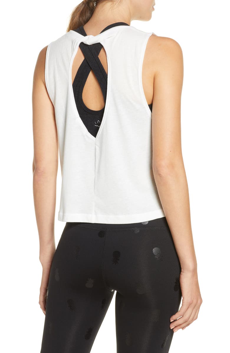 Beyond Yoga Boyfriend Jersey Aquarius Tank Top, Alternate, color, 