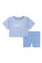 Swoosh Motion Shirt & Bike Shorts Set