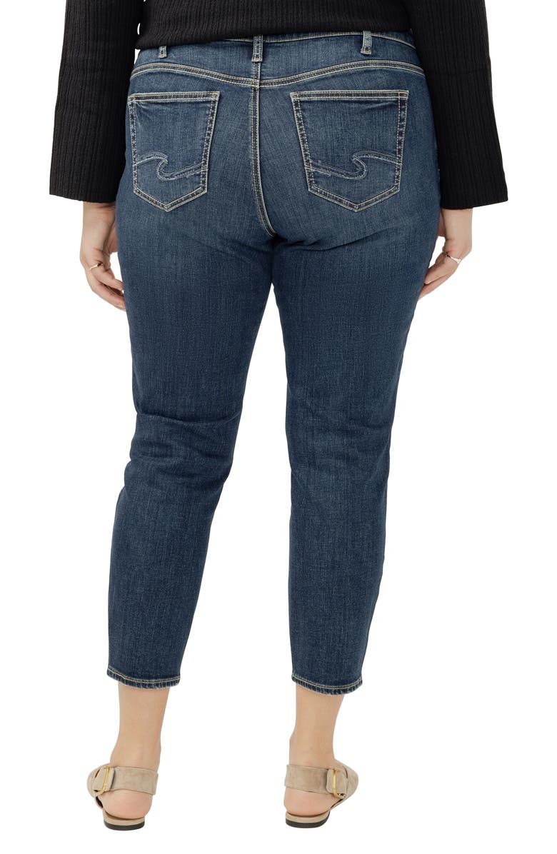 Silver Jeans Co. Elyse Mid Rise Skinny Jeans, Alternate, color, Bonnie