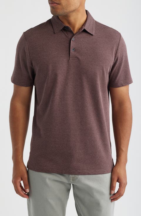 Keyes Jacquard Knit Polo