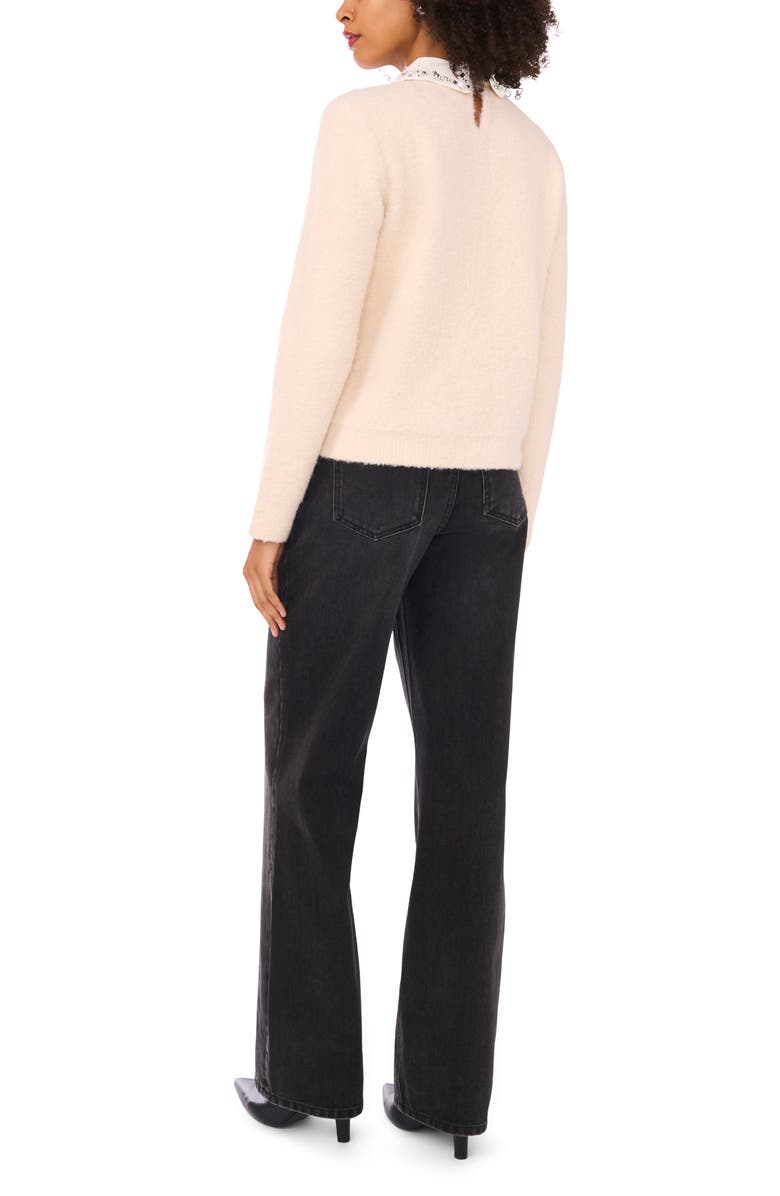 1.STATE Crystal Embellished Collar Sweater, Alternate, color, Ivory Crumb