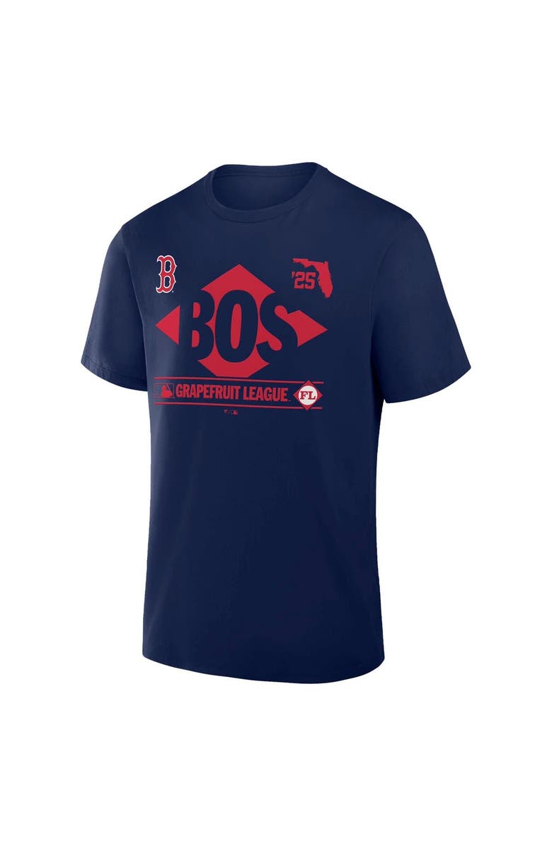 FANATICS Men's Fanatics Navy Boston Red Sox 2025 Spring Training Grapefruit League True Icon T-Shirt, Alternate, color, Navy