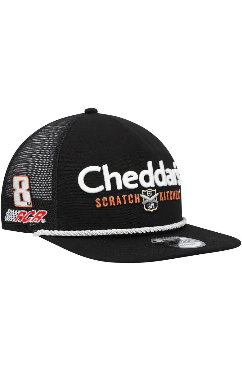 New Era Men's New Era Black Kyle Busch Cheddar's Golfer Snapback Hat, Main, color, Black