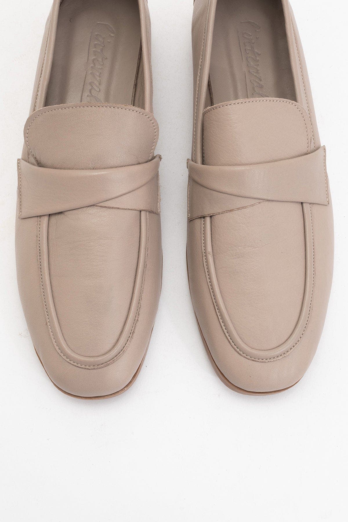 Forever & Always Shoes Splice Leather Flat Loafers, Alternate, color, 