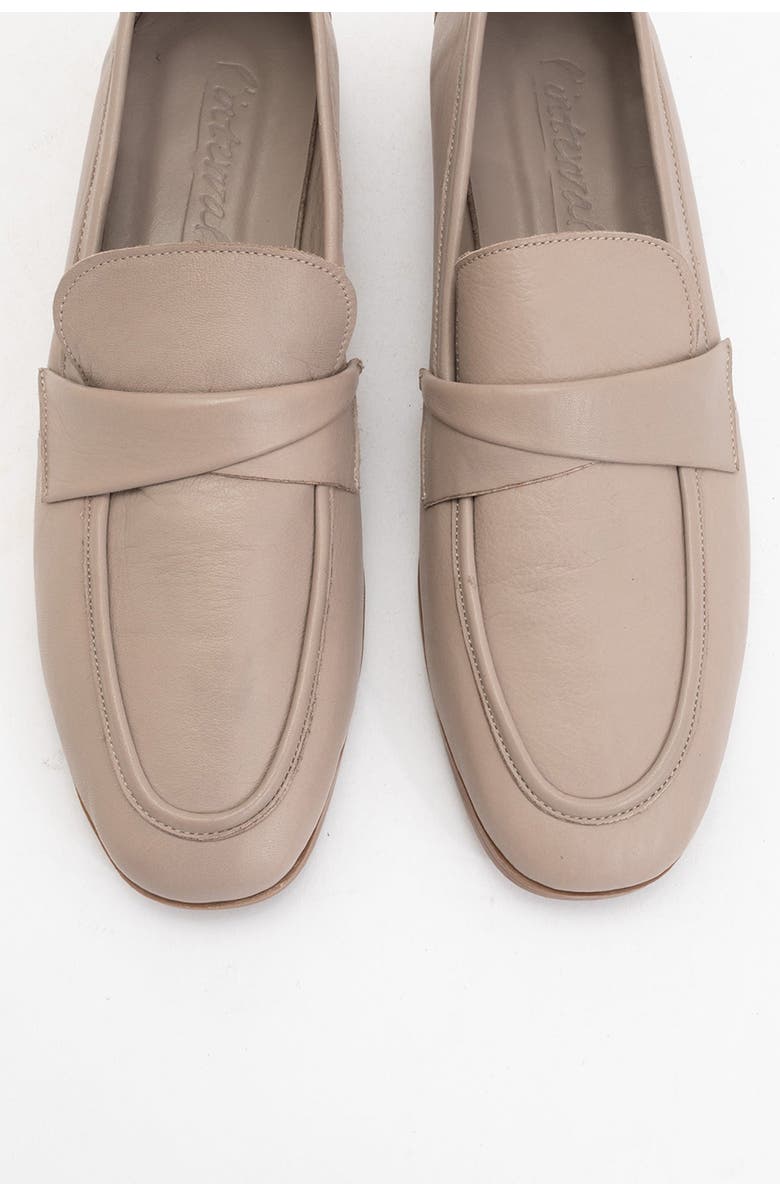 Forever & Always Shoes Splice Leather Flat Loafers, Alternate, color,
