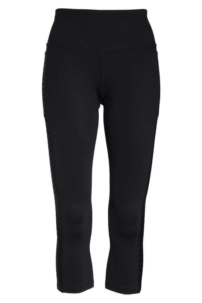 Greenlight Capri Leggings, Alternate, color, BLACK