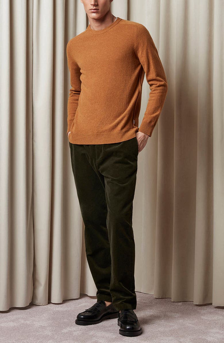 NN07 Edward 6333 Lambswool Crewneck Sweater, Alternate, color, Yellow