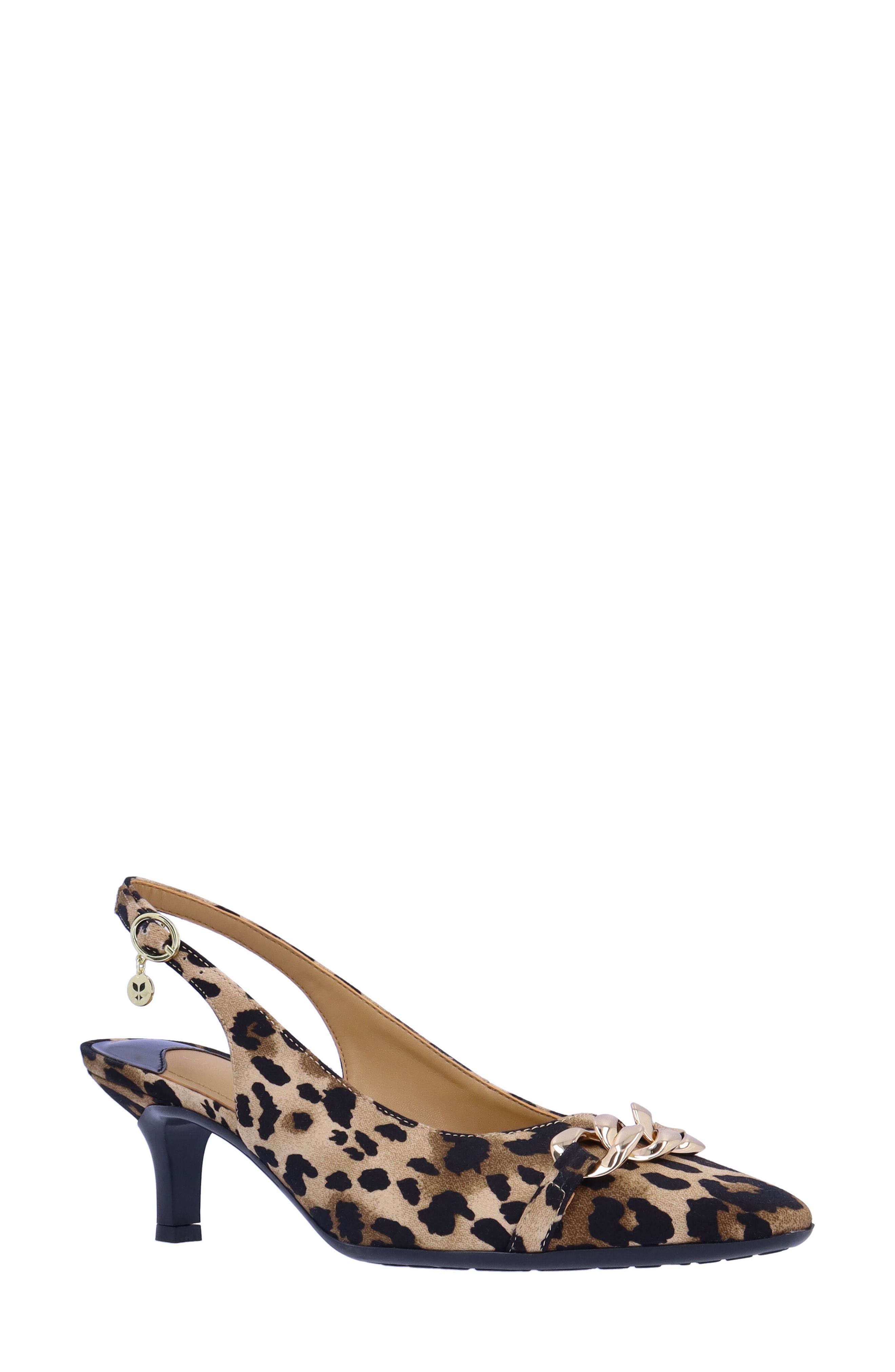 J. Reneé Kallan Slingback Pointed Toe Pump, Main, color, 
