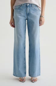 AG Adria Low Rise Baggy Wide Leg Jeans