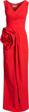 Chiara Boni La Petite Robe Tekkan Sleeveless Rosette Mermaid Gown