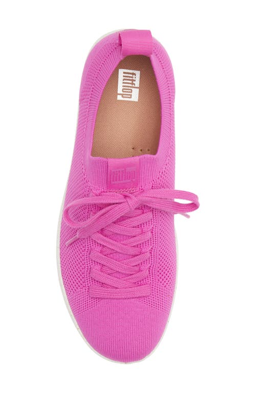 Shop Fitflop Rally Knit Sneaker In Miami Violet