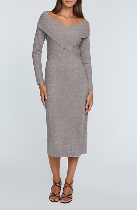 Womens Wrap Midi Dresses Nordstrom