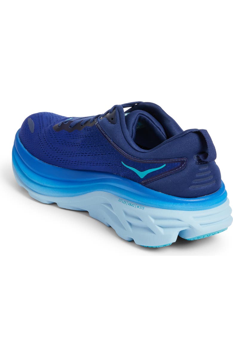 HOKA Bondi 8 Running Shoe, Alternate, color, Blue / Bluing