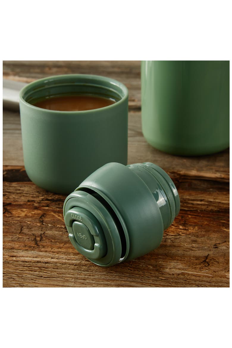 Insulated Thermo Flask, Alternate, color, GREEN