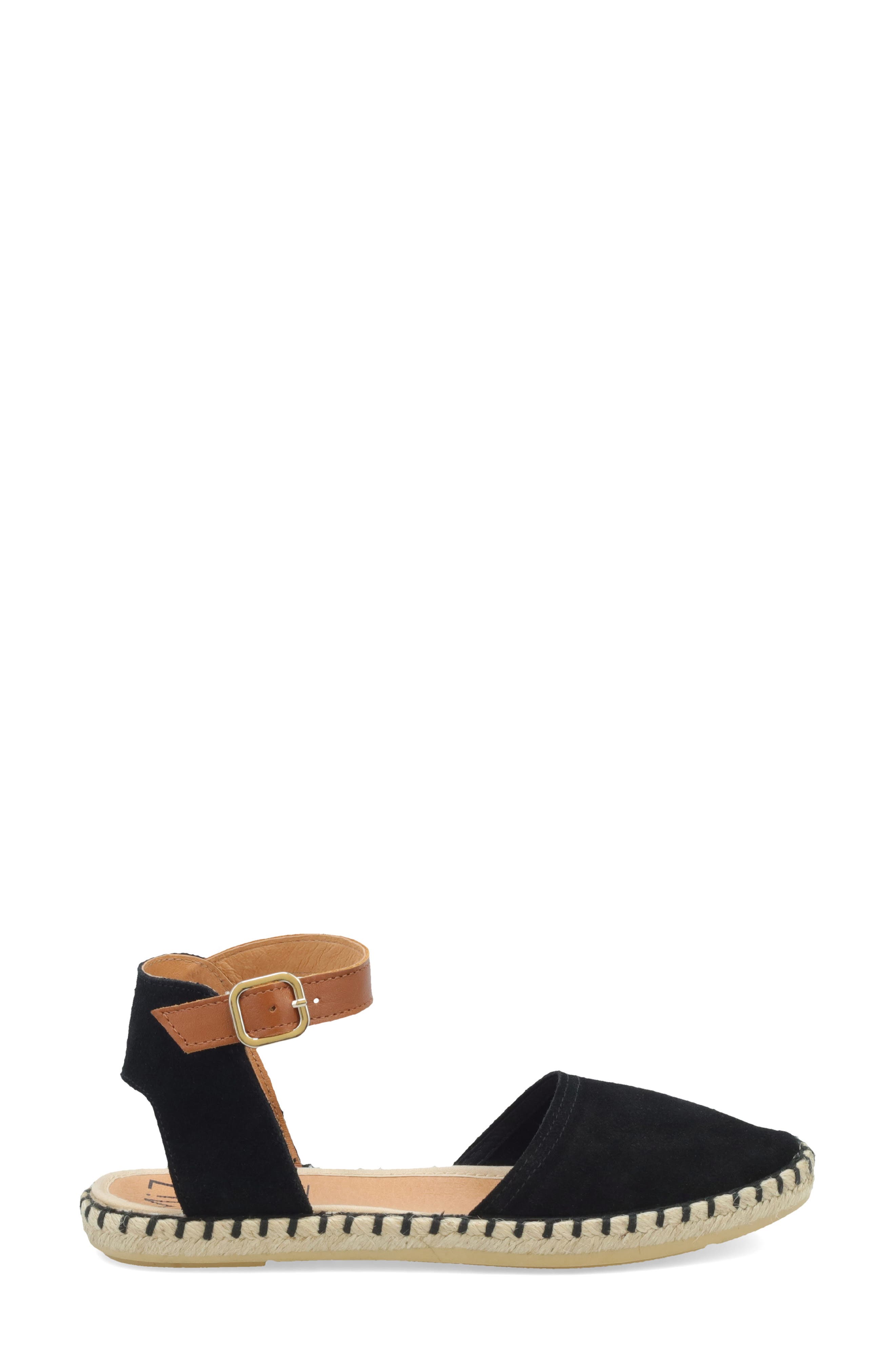 Miz Mooz Cleo Ankle Strap Espadrille Flat, Alternate, color, 