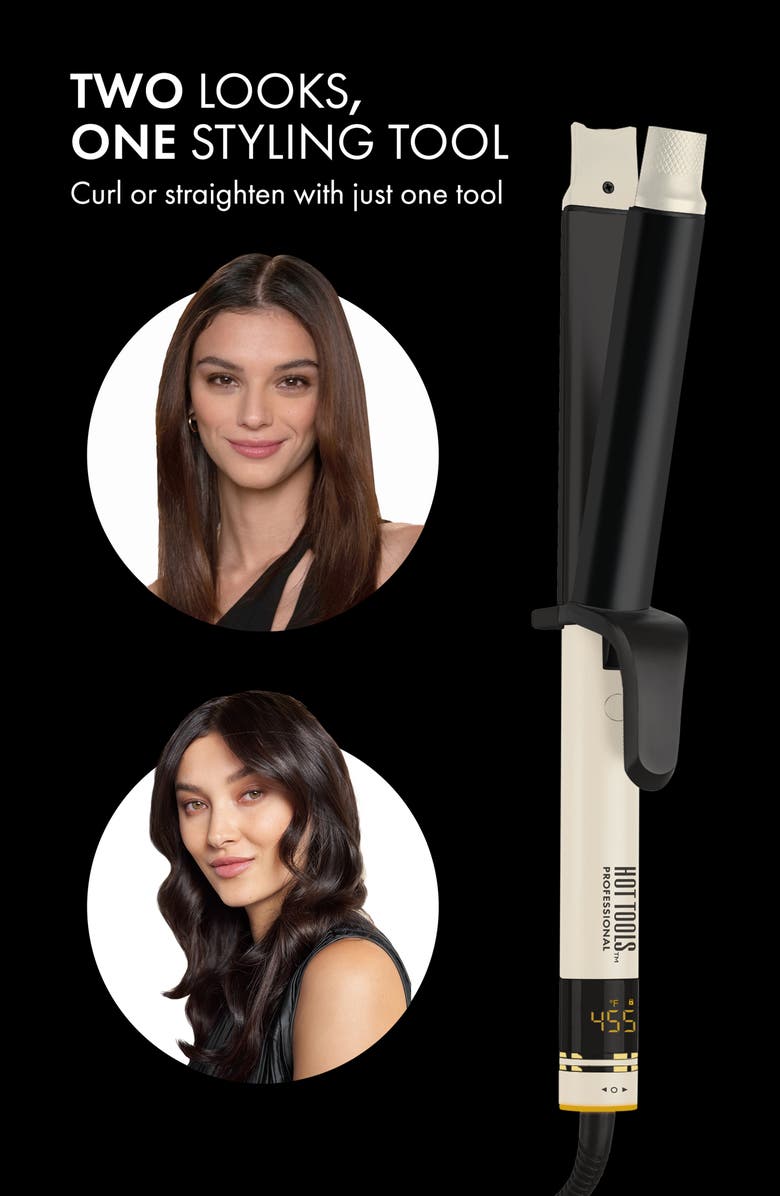 HOT TOOLS Signature Collection Curl Straight Styler Iron, Alternate, color, Protect & Style Collection