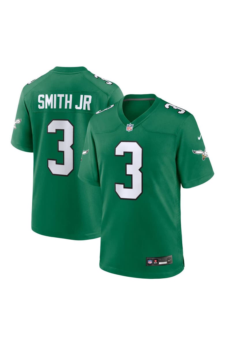 Nike Men's Nike Nolan Smith Kelly Green Philadelphia Eagles Alternate Game Jersey, Main, color, Kelly Green