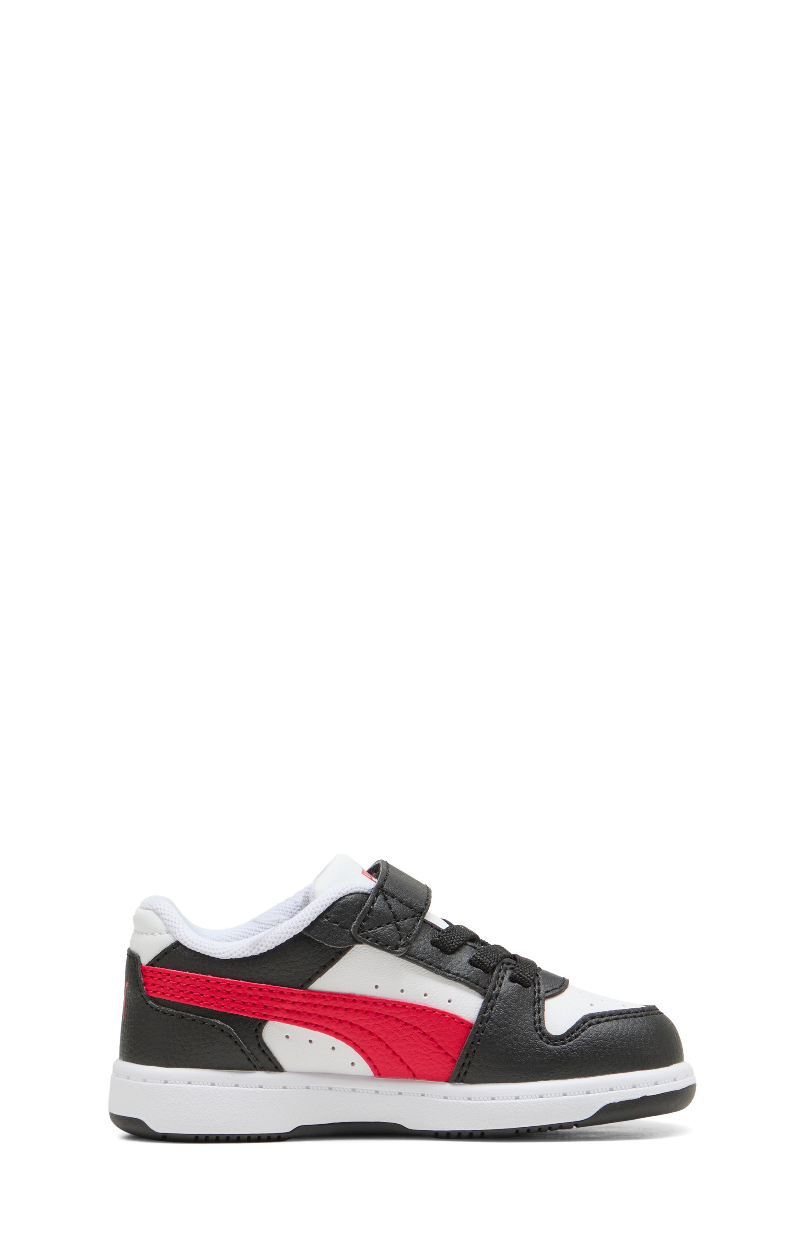 Kids' Rebound Slam Low Sneaker, Alternate, color, PUMA BLACK/ FOR ALL TIME RED