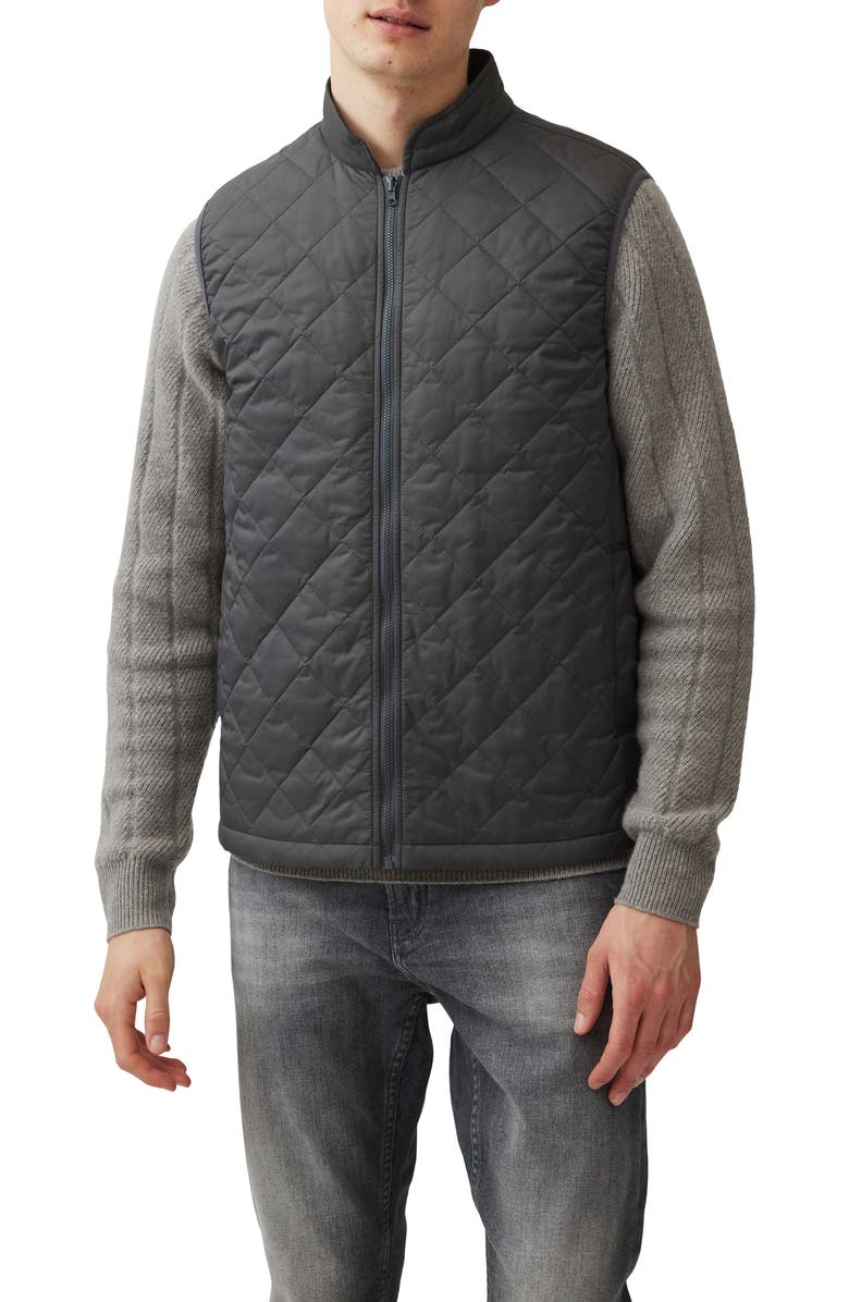 Rodd & Gunn Mackford Wool Blend Coat with Remvovable Quilted Vest, Alternate, color, 