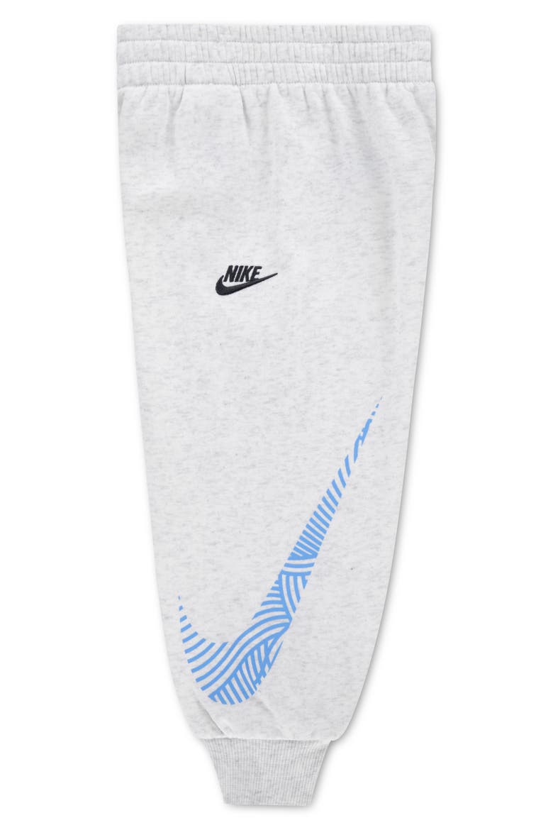 Kids' Oversized Hoodie & Sweatpants 2-Piece Set, Alternate, color, BIRCH HEATHER