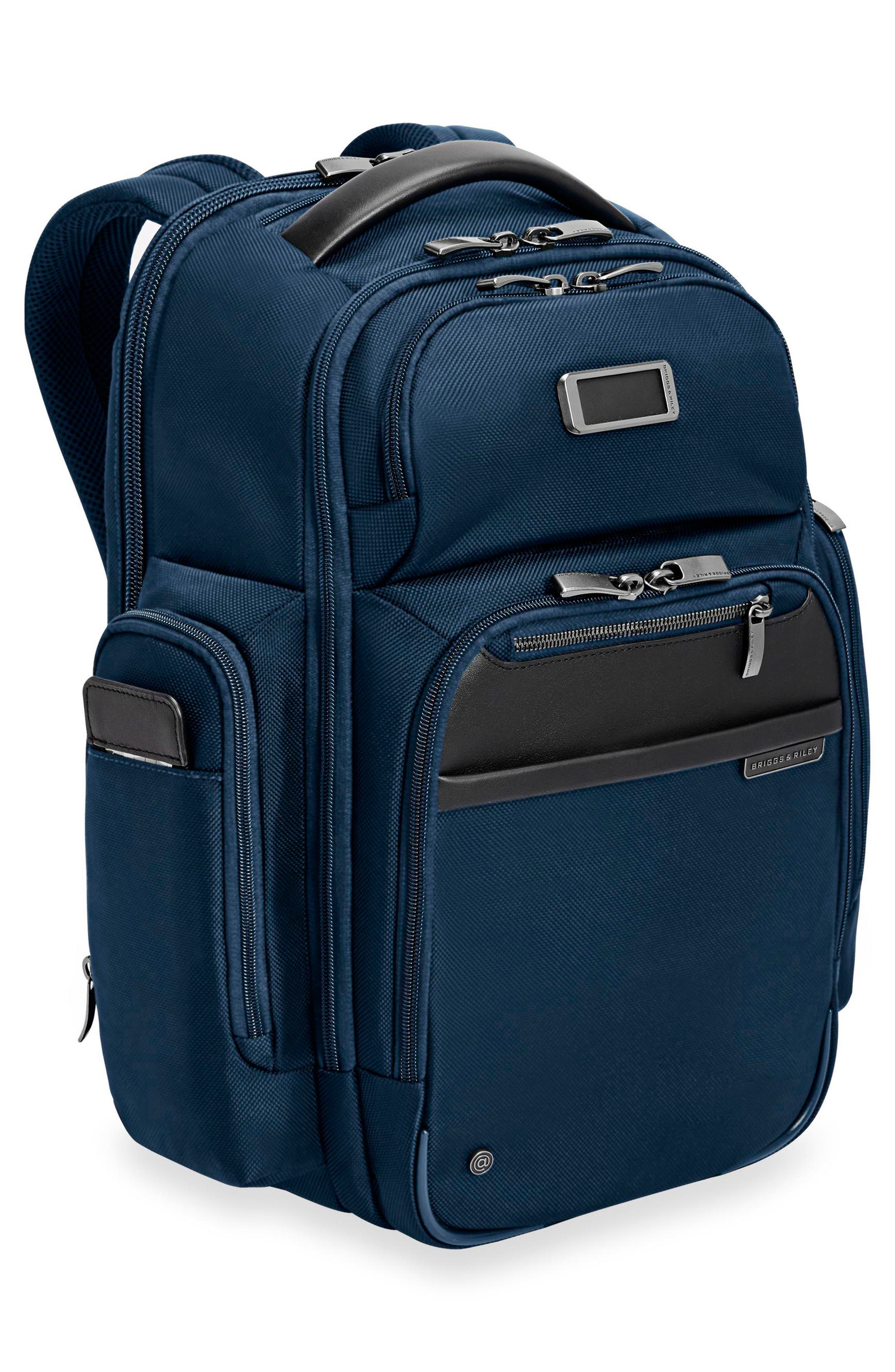 Briggs & Riley Medium Work Cargo Backpack, Alternate, color, Navy