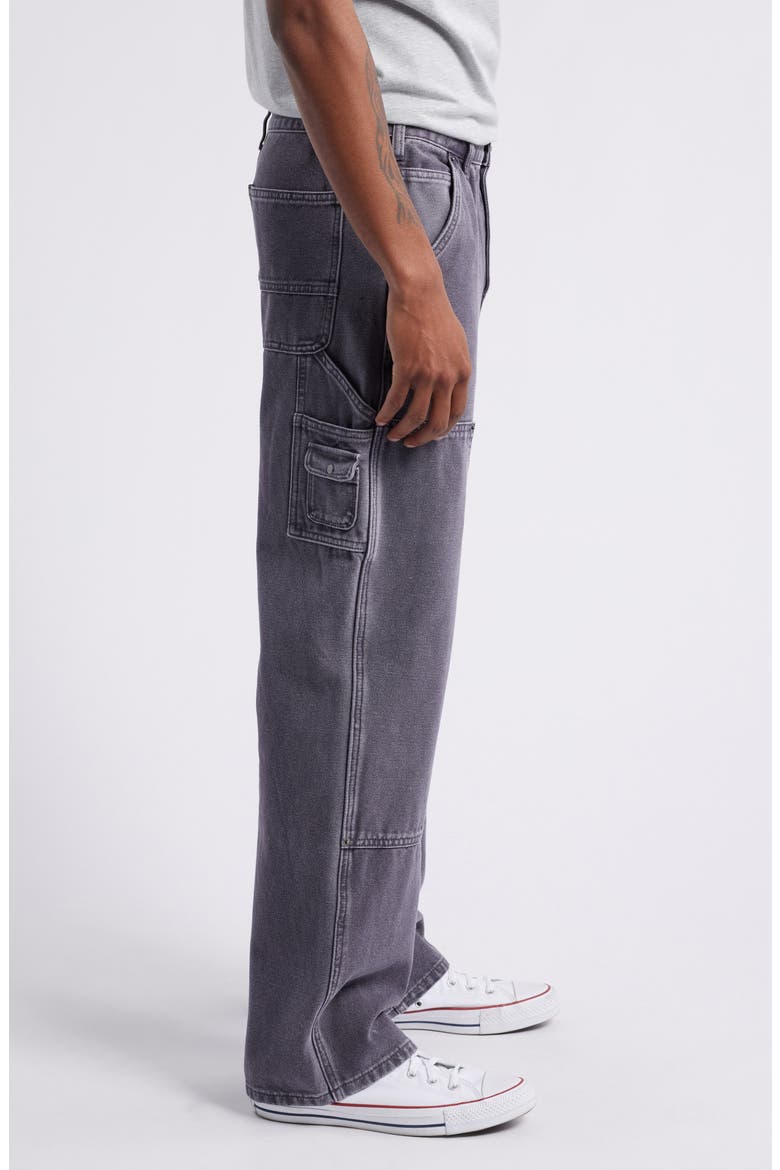 Relaxed Fit Denim Carpenter Pants, Alternate, color, GREY