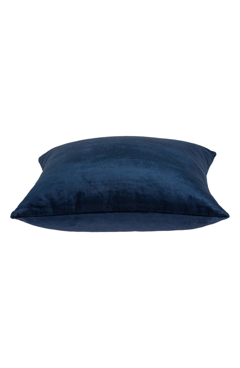 PARKLAND COLLECTION Jugo Trans Solid Throw Pillow, Alternate, color, Navy Blue