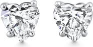 Bliss Diamond 2Ct TW Heart Shape Diamond Studs Lab Grown 14k Gold