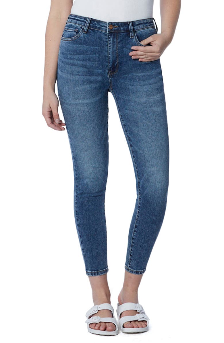 HINT OF BLU Brilliant High Waist Skinny Jeans, Main, color, 