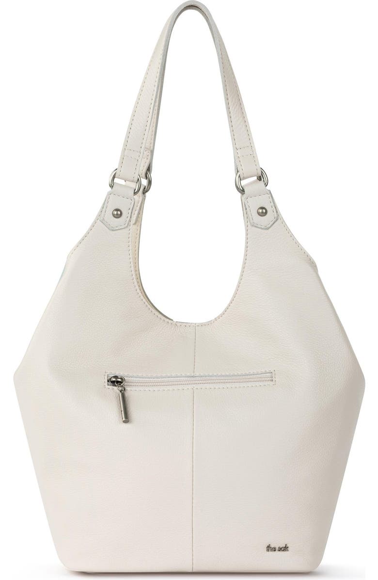 The Sak Roma Shopper Leather Tote Bag, Alternate, color, Loden Multi Patch