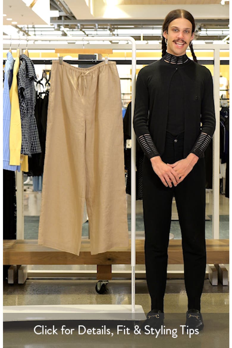 Linen Drawstring Lounge Pants video