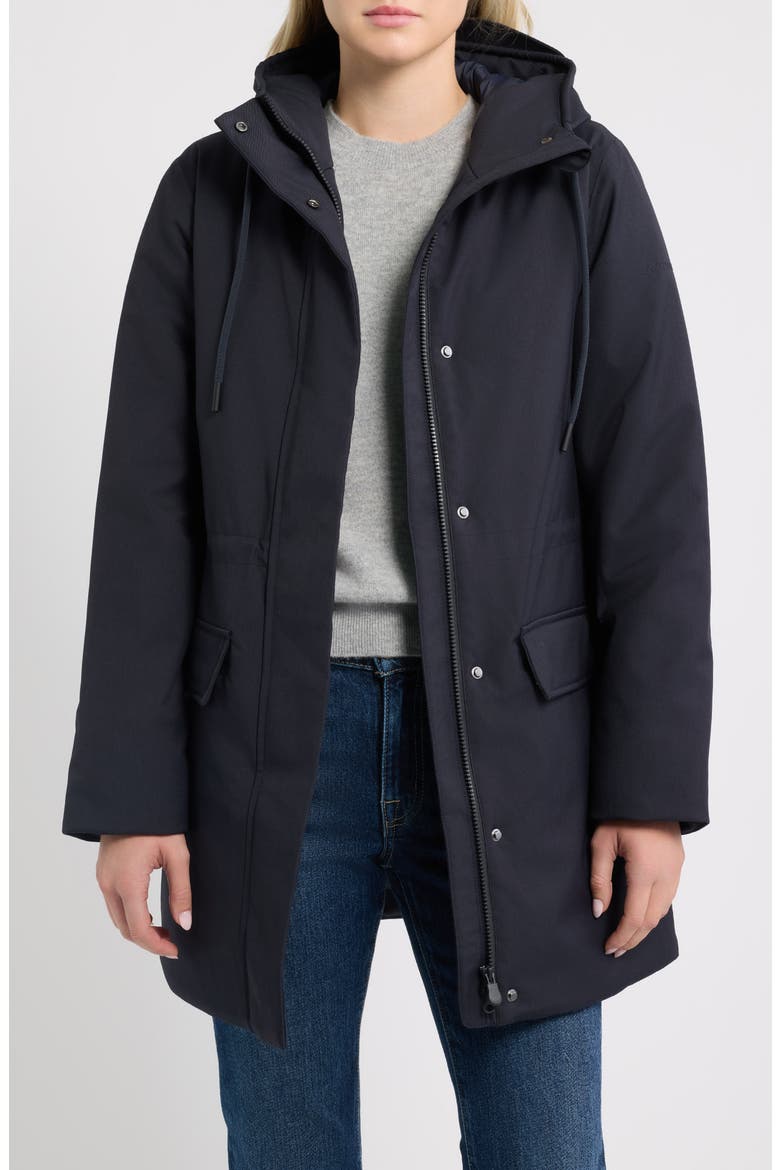 Maddie Hooded Parka, Alternate, color, BLUE BLACK