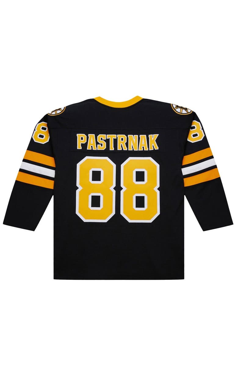 Mitchell & Ness Men's David Pastrnak Black Boston Bruins 2014-15 Power Play Jersey, Alternate, color, Black